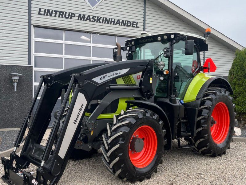 Claas Axion 810 CMATIC Med frontlift og frontlæsser