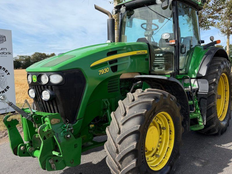 John Deere 7930 M. Frontlift, TLS affjedret foraksel, Front PTO og Autotrac