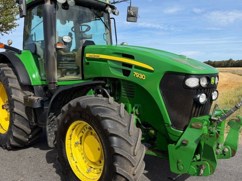John Deere 7930 M. Frontlift, TLS affjedret foraksel, Front PTO og Autotrac