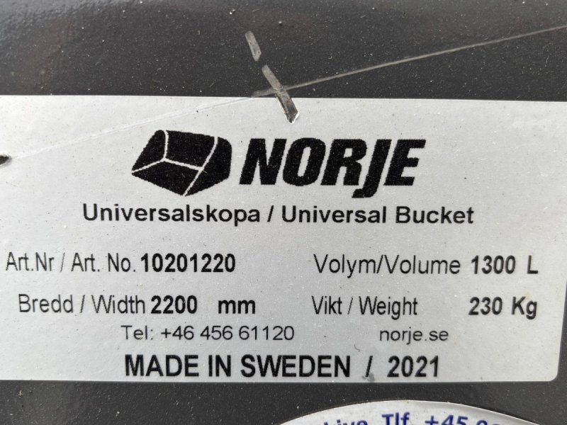 2.2 meter skovl