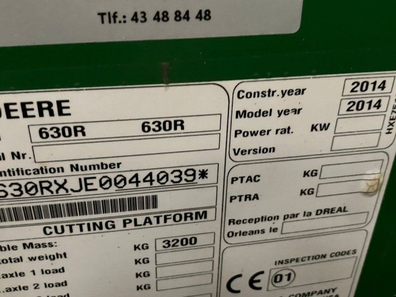 John Deere deer 630