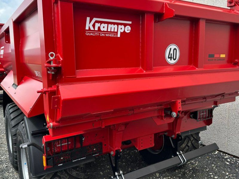 Krampe SK500 Entreprenør vogn med Hardox kasse