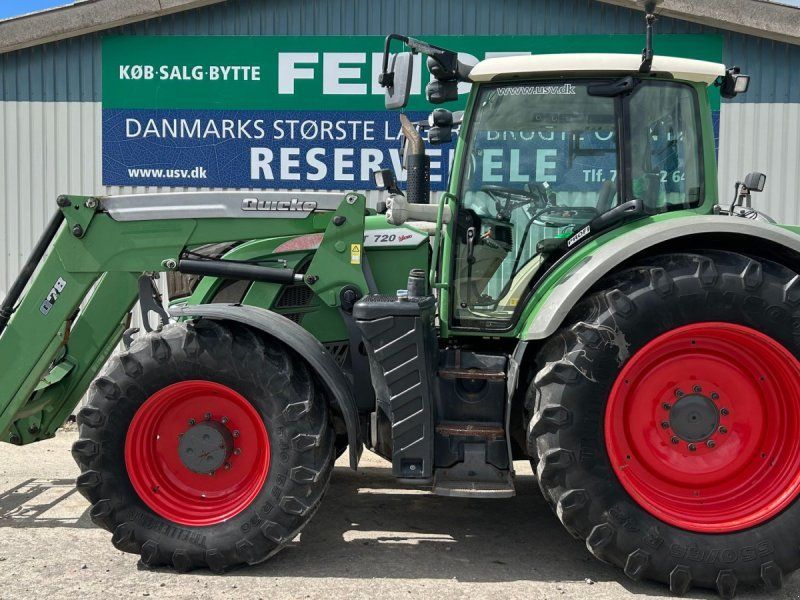 Fendt 720 Vario S4 Profi  Med Ålø Q78 Frontlæsser + luftanlæg