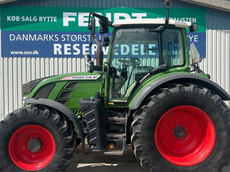 Fendt 516 Vario S4 Profi Plus Med Front PTO