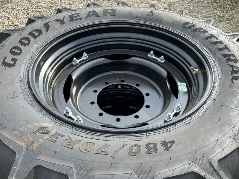 Goodyear 480/80R50 + 480/70R34 stilbare fælge. Skarp pris