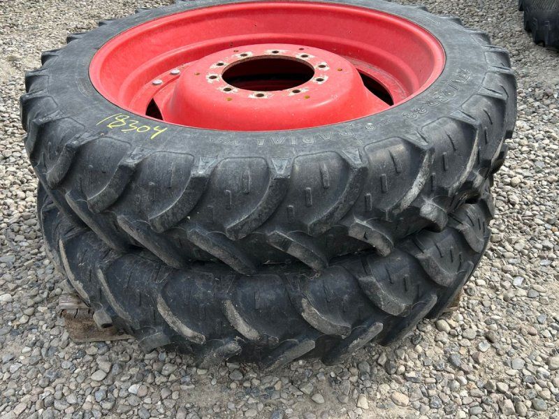 Kleber 300/95R52 + 270/95R38 stilbare fælge uds.nav bag