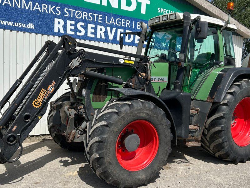 Fendt 716 VARIO TMS  Med Hauer Frontlæsser
