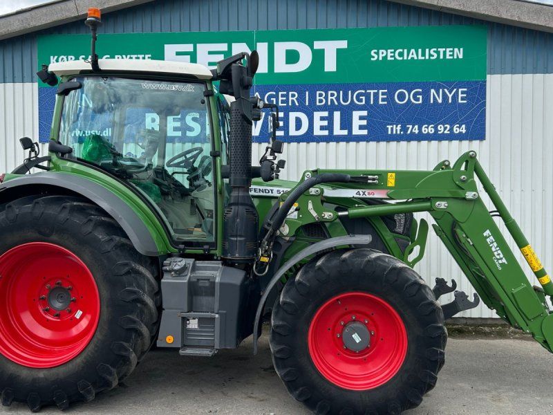 Fendt 516 Vario S4 Power Plus  Med Frontlæsser 4x80