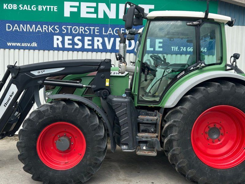 Fendt 514 Vario SCR Profi Med Ålø Q5M Frontlæsser + luftbremser