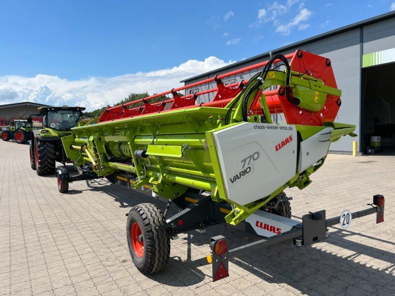 Claas VARIO V 770 AC AUTO CONTOUR, Raps, SW-Wagen, wie NEU !