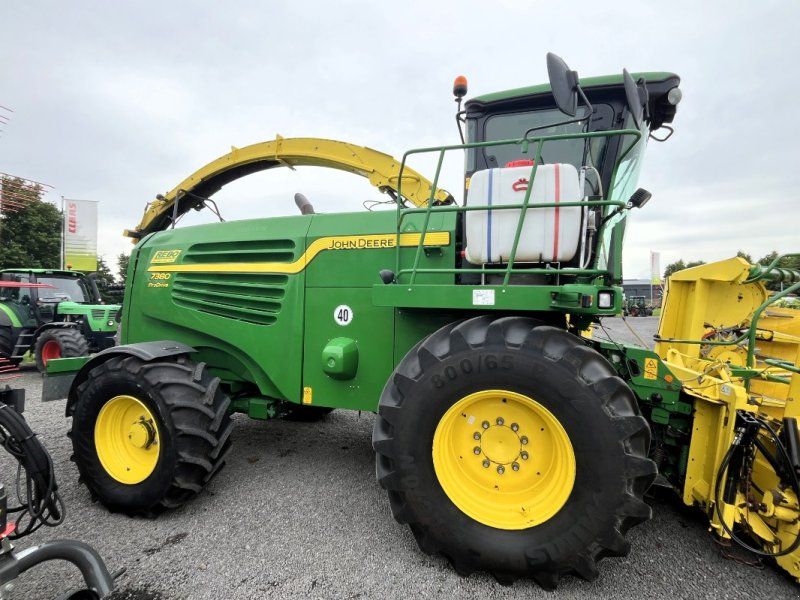 John Deere 7280 ProDrive, Allrad, 40 km/h, Kemper 360, Pick Up 630 C