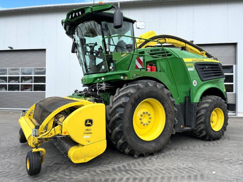 John Deere 9500 i, KEMPER 460 Plus, Pick Up KEMPER 639 Premium, nur 1.039 h