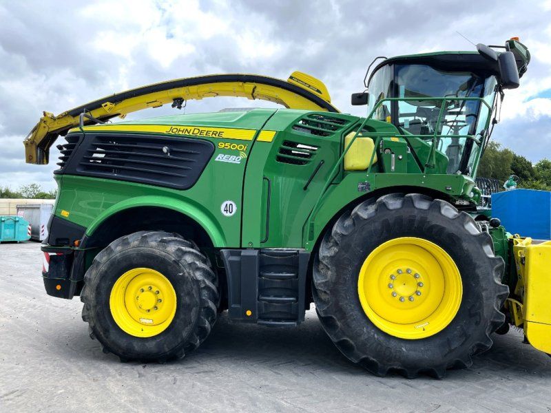 John Deere 9500 i, KEMPER 460 Plus, Pick Up KEMPER 639 Premium, nur 1.039 h