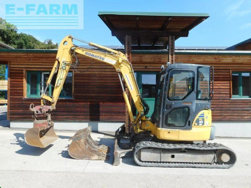 Komatsu pc45-mr ( 4.900kg ) powertilt + 3 löffel