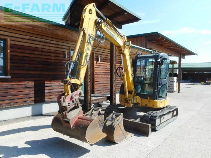 Komatsu pc45-mr ( 4.900kg ) powertilt + 3 löffel