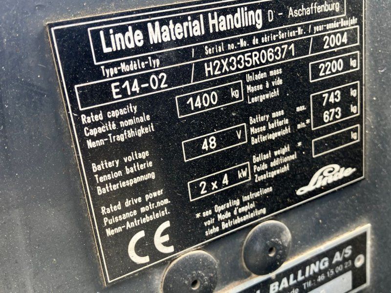 Linde E14 E14 El  der kører godt
