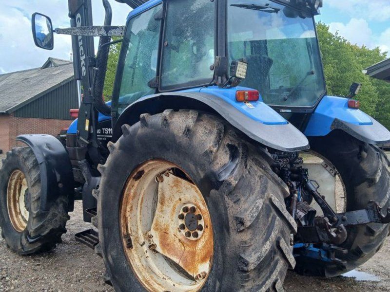 New Holland TS 115 Turbo med frontlæsser,Frontlift,front pto