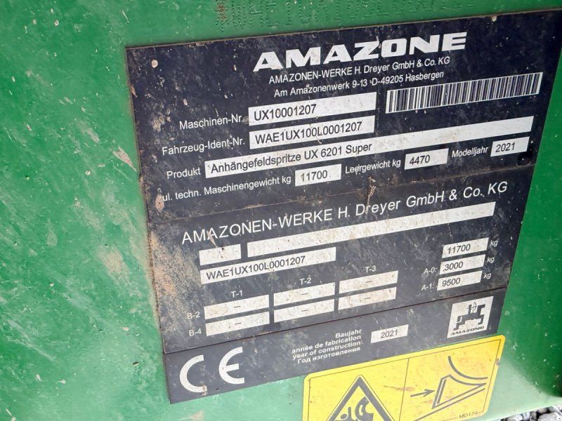 Amazone Ux 6201 super