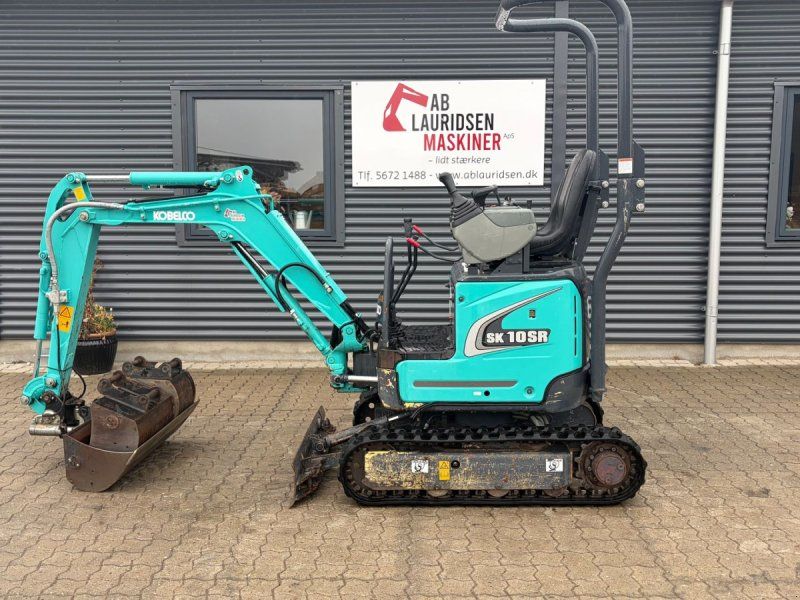 Kobelco SK10SR-2E Tiltman Halvautomatisk med 3 skovle