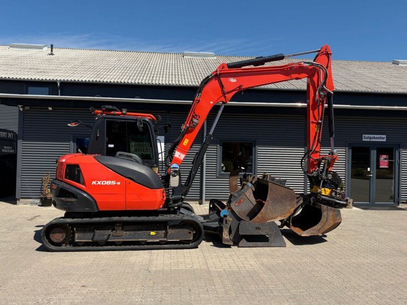 Kubota KX085-5 Engcon DC2-styring Engcon MIG-joysticks (Engcons mest
