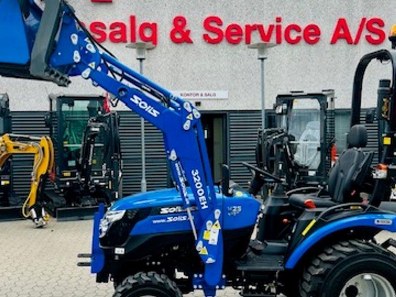 Solis H26 HST Industri dæk, frontlæsser, siloklo, std.skovl, pallegaff