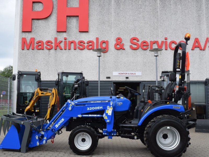 Solis H26 HST Industri dæk, frontlæsser, siloklo, std.skovl, pallegaff