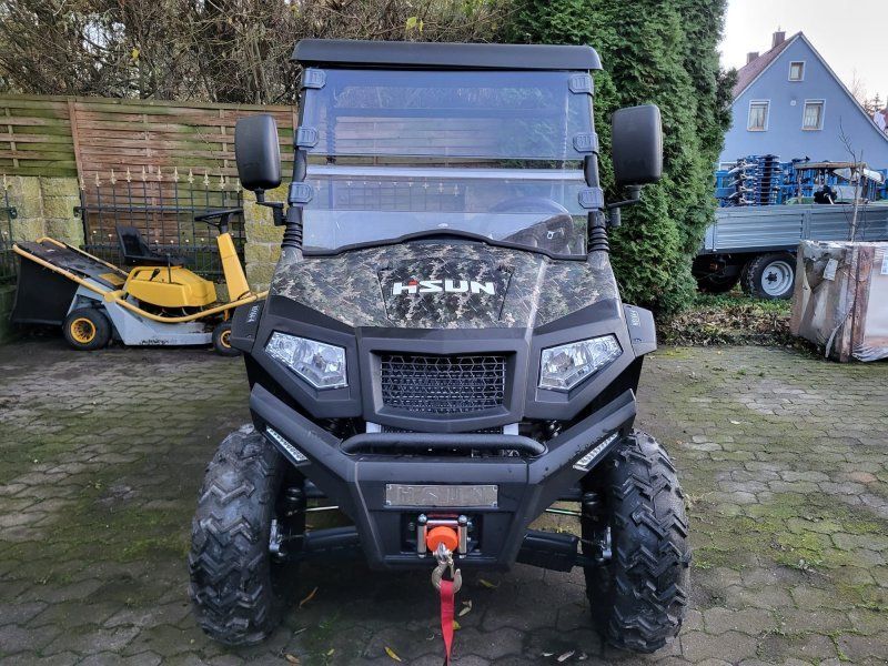 Hisun Sector 250 + Dach + Frontscheibe + Seilwinde Camouflage UTV