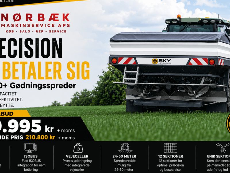SKY X50+ Gødningsspreder X50+ gødningsspreder