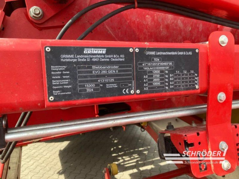 Grimme EVO 280 GEN II CLODSEP | TRIEBACHSE
