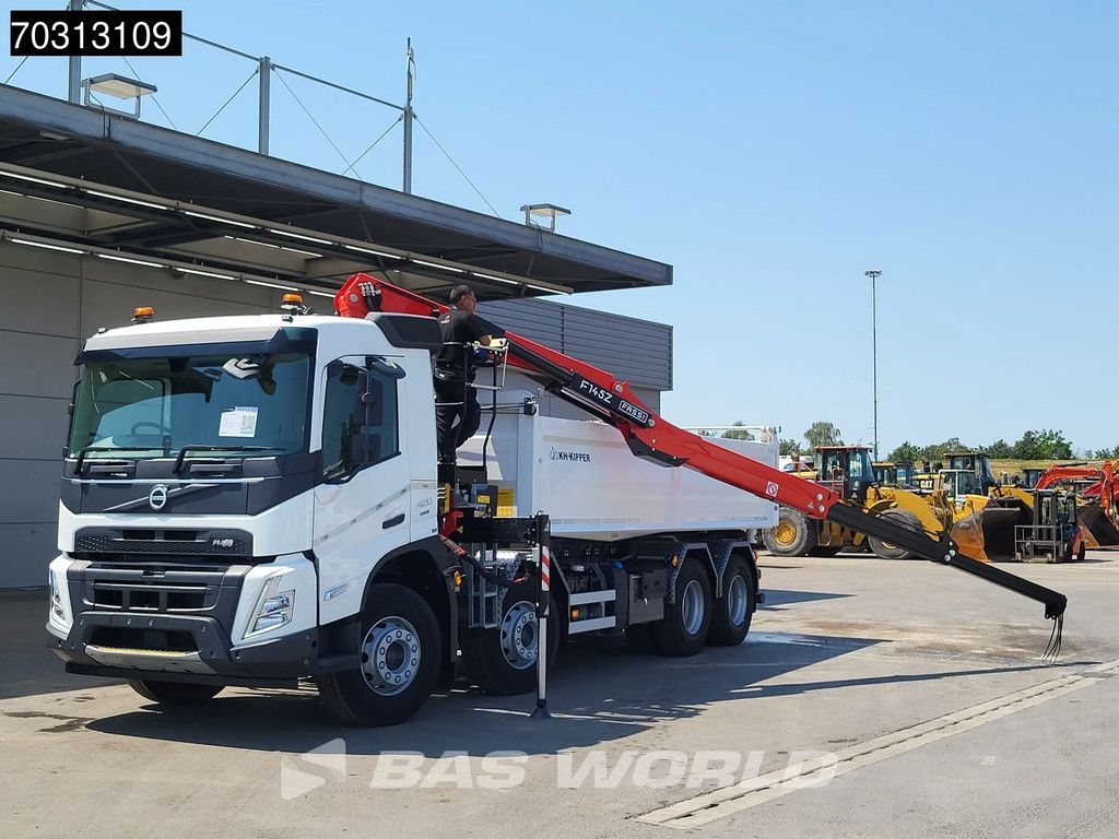 Volvo FMX FMX 420 8X4 NEW RHD! Fassi F145Z.0.22 E-ACTIVE Crane 13m3 KH-Kipper VEB+ Euro 6