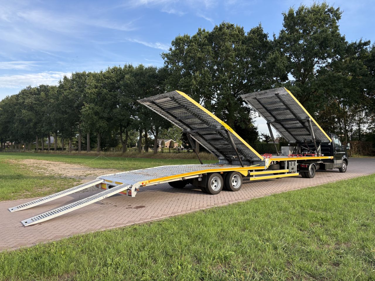 Oplegger ambulance auto transporter 13 TON KUVVETLI