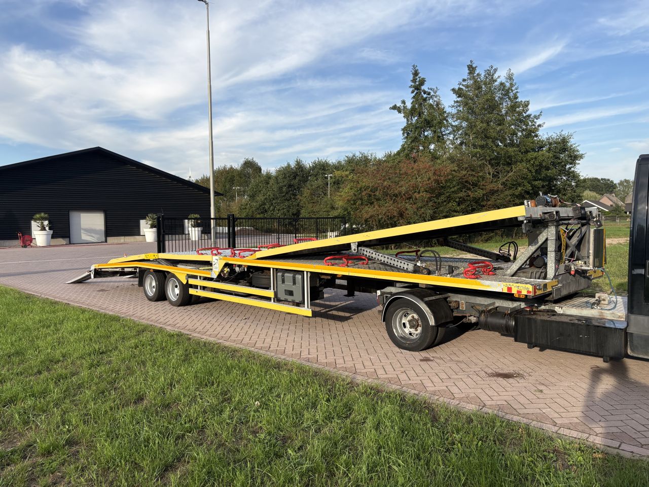 Oplegger ambulance auto transporter 13 TON KUVVETLI