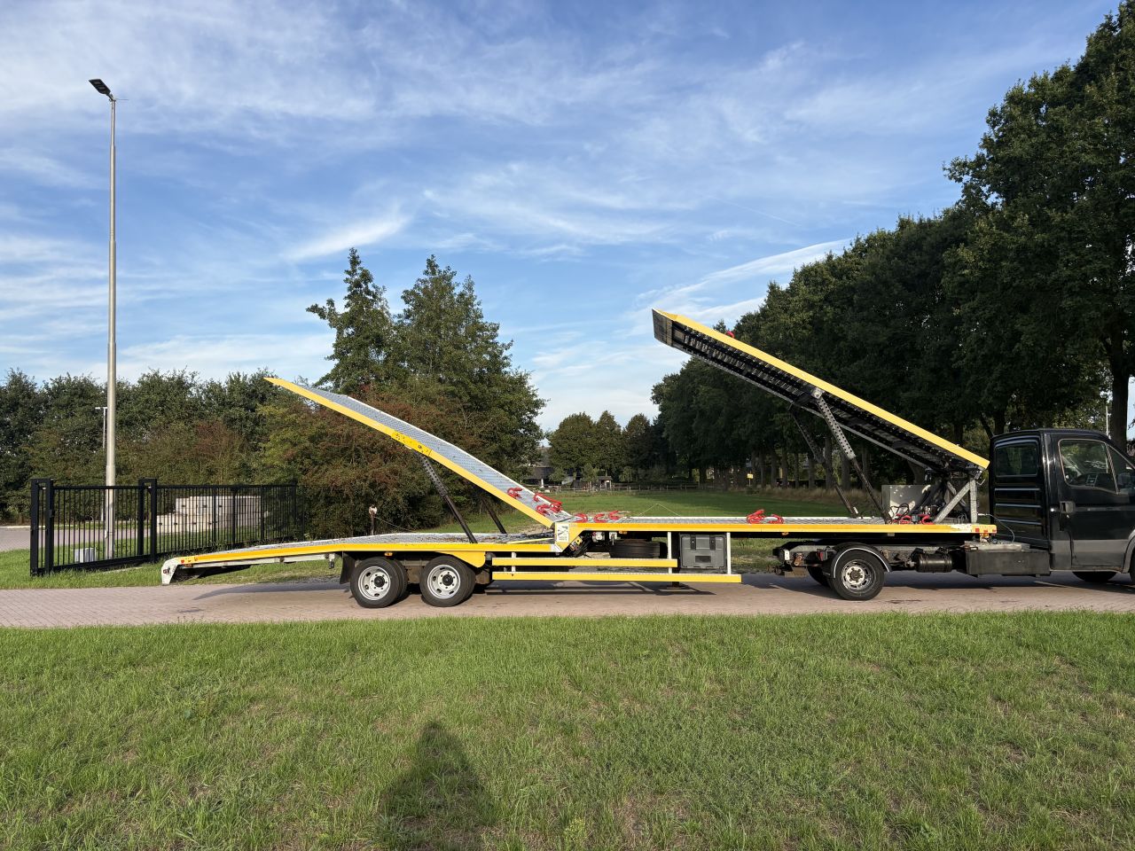 Oplegger ambulance auto transporter 13 TON KUVVETLI