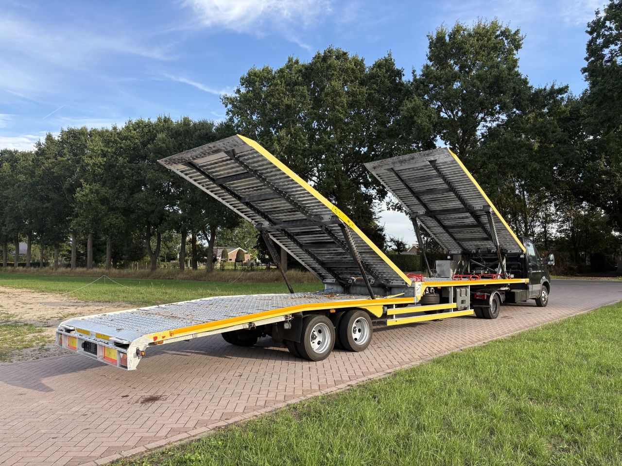 Oplegger ambulance auto transporter 13 TON KUVVETLI