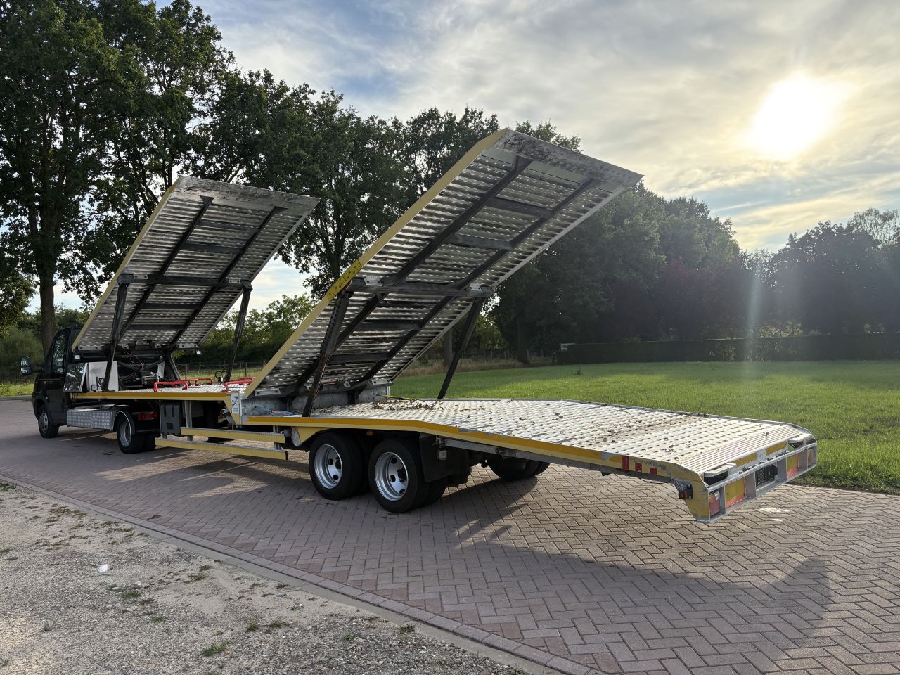 Oplegger ambulance auto transporter 13 TON KUVVETLI
