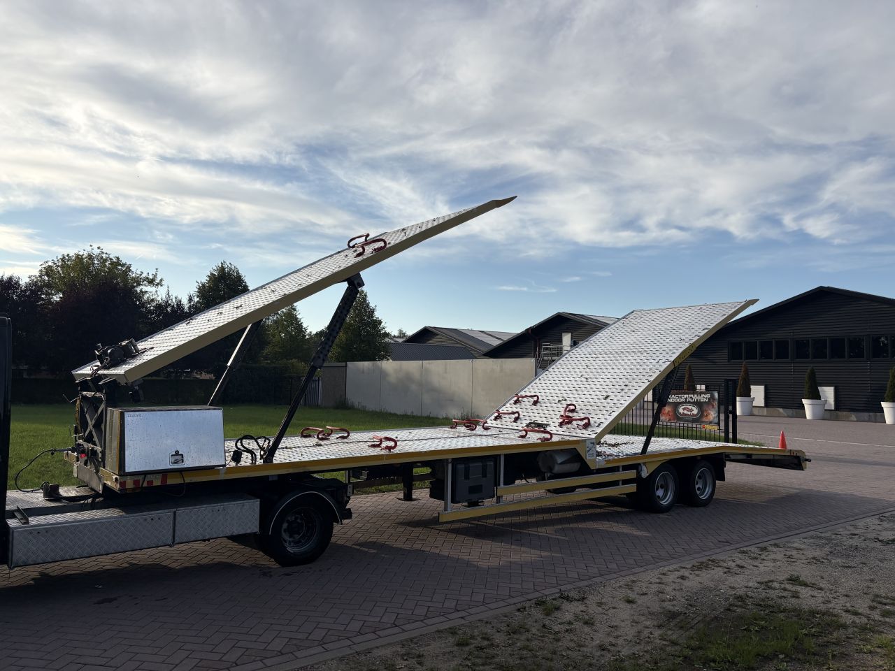 Oplegger ambulance auto transporter 13 TON KUVVETLI