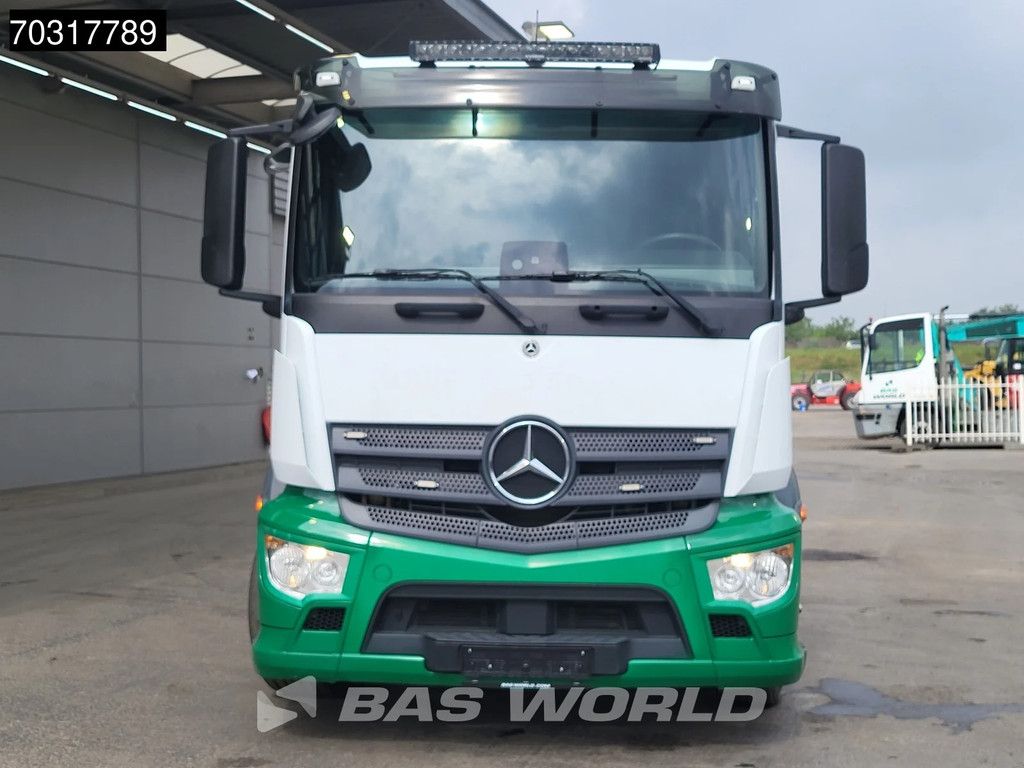 Mercedes Arocs 2530 NGT 6X2 CNG Engine! HIAB 21Z56 containersystem Lift+Steering axle Automatic Euro 6
