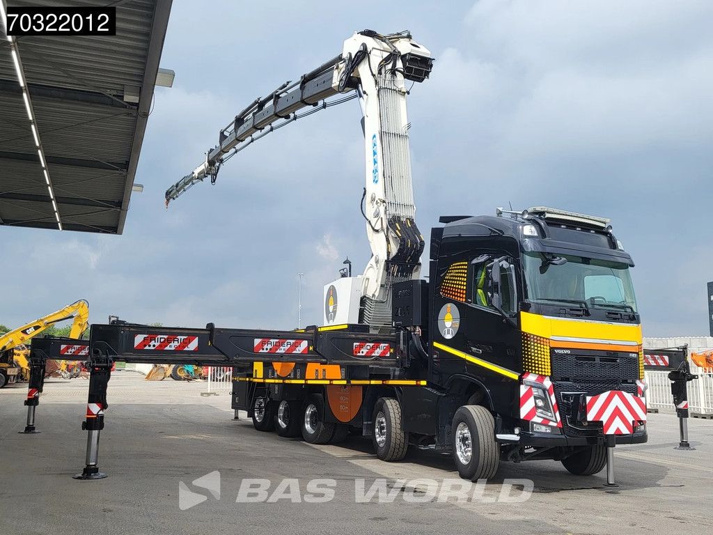 Volvo FH16 FH16 650 10X4 EFFER 2655 7S + 6S Jib Crane Kran Big-Axle Lift+steering Axle VEB+