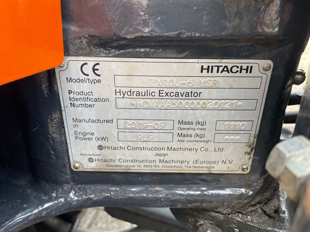 Hitachi ZX 10 U-6