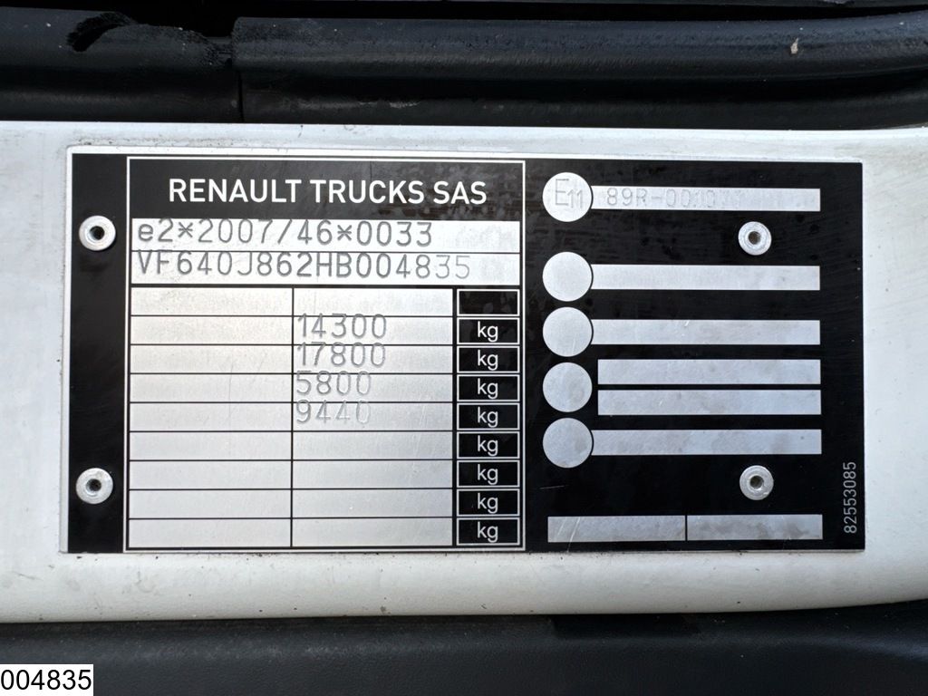 Renault D 14 280 EURO 6, Palfinger
