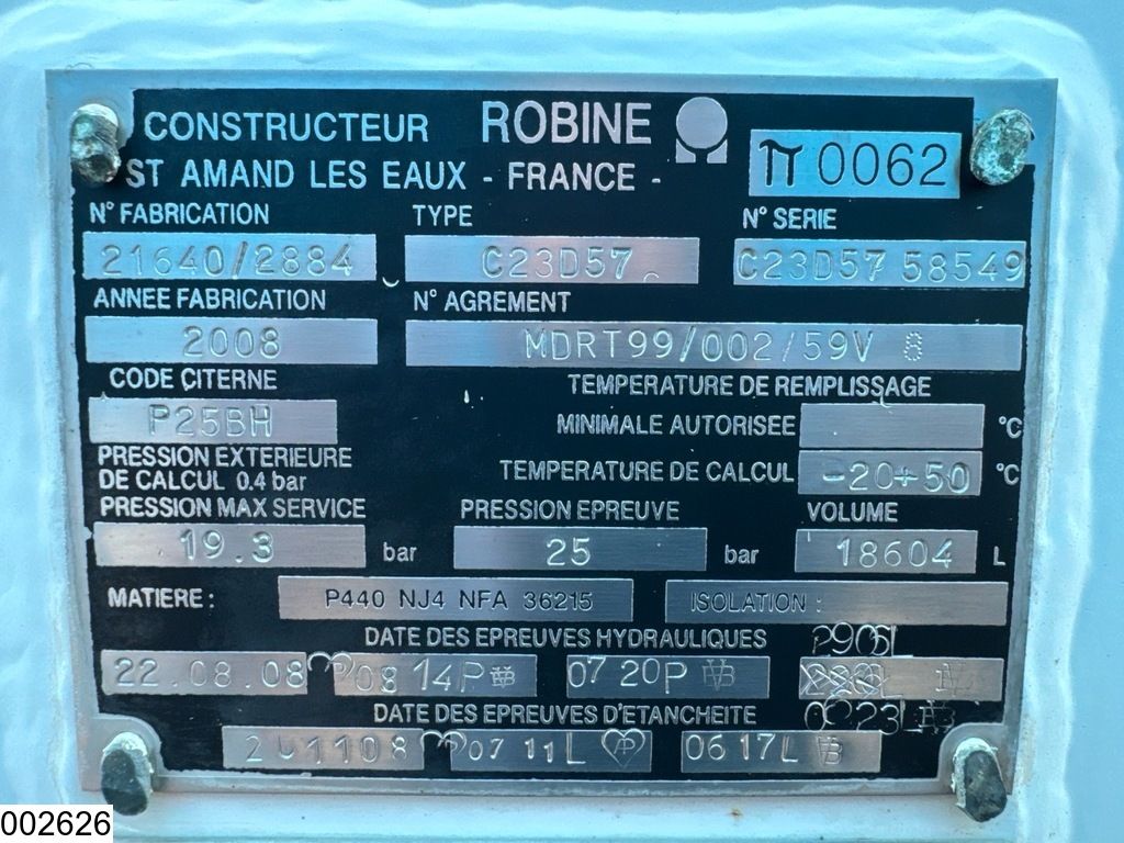 Renault Midlum 280 Dxi EURO 4, Telma, Robine, 18.604 L