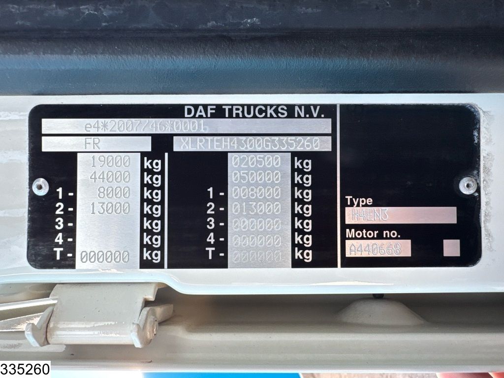 DAF XF 480 EURO 6, ACC