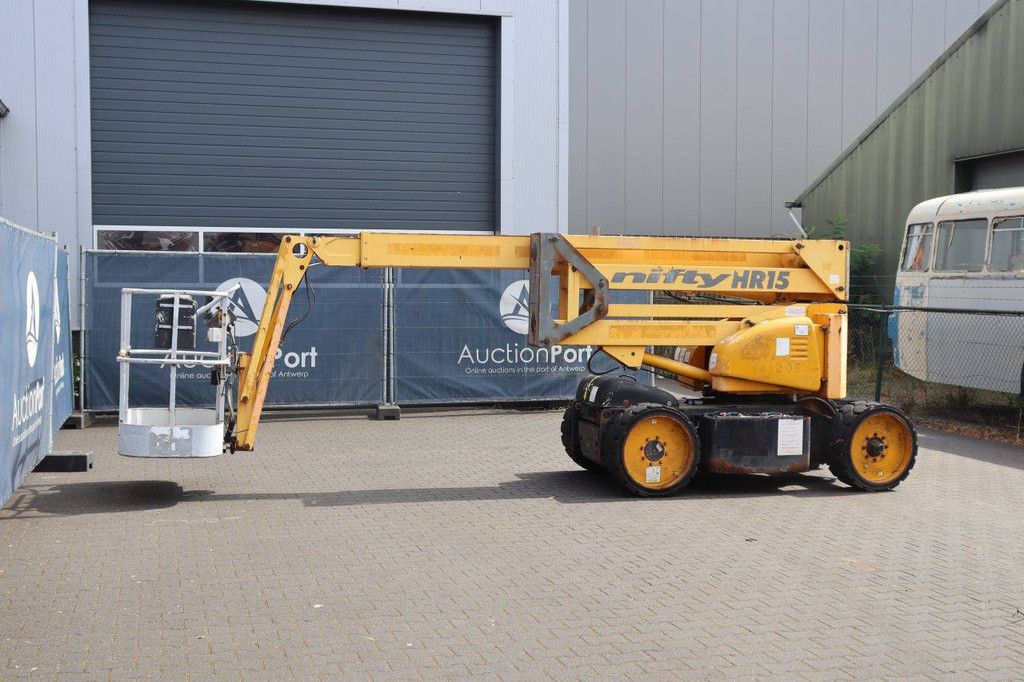 Niftylift HR 15 NDE Gelenkteleskoparbeitsbühne, elektrisch + dieselbetrieben, 15,50 m, Baujahr 2005