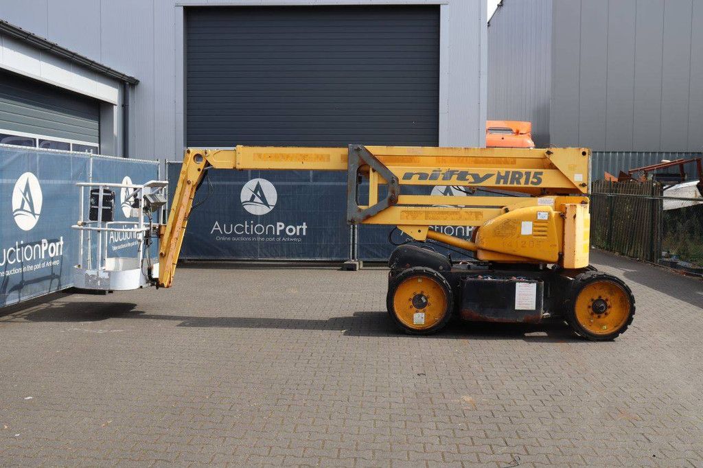 Niftylift HR 15 NDE Gelenkteleskoparbeitsbühne, elektrisch + dieselbetrieben, 15,50 m, Baujahr 2005