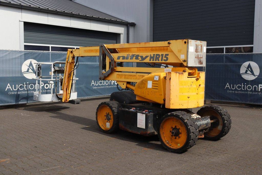 Niftylift HR 15 NDE Gelenkteleskoparbeitsbühne, elektrisch + dieselbetrieben, 15,50 m, Baujahr 2005