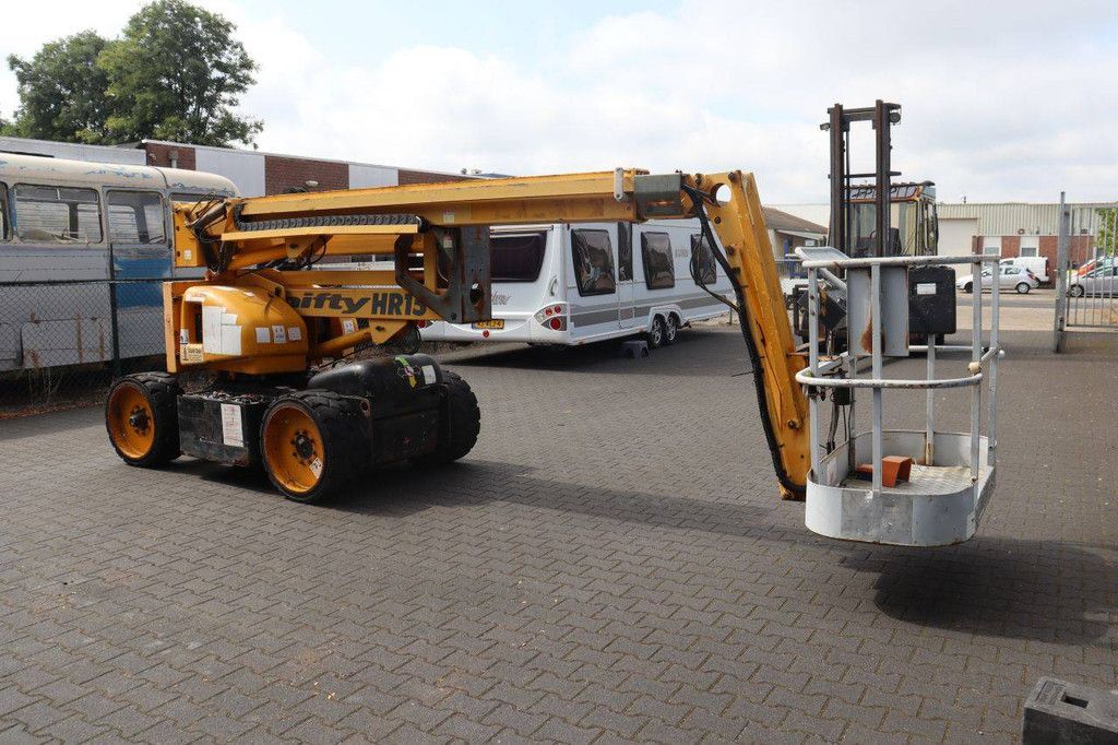 Niftylift HR 15 NDE Gelenkteleskoparbeitsbühne, elektrisch + dieselbetrieben, 15,50 m, Baujahr 2005