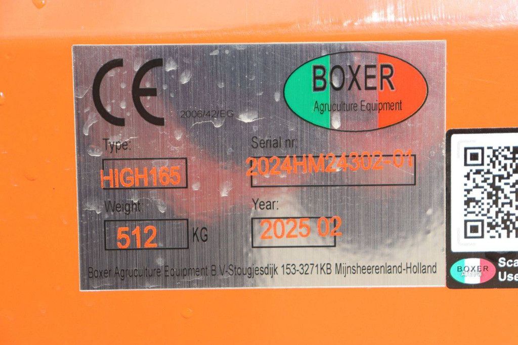 Schlegelmäher mit Fangkorb Boxer High165 2025 Neu