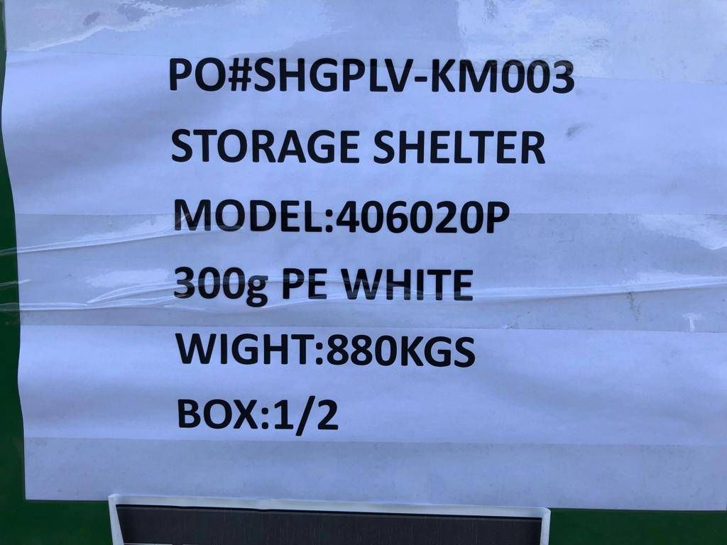Eversteel 406020P Construction Tent New