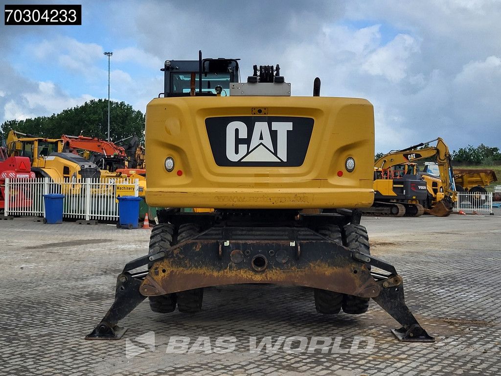 Caterpillar M316F M316 F Outrigger + Blade