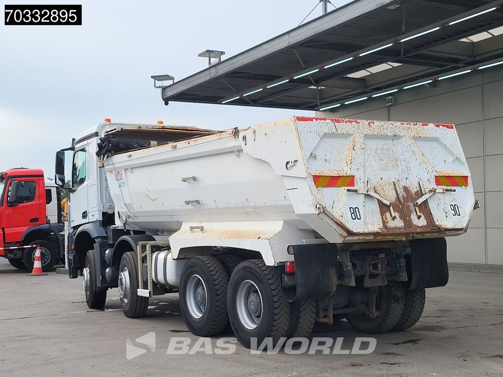 Mercedes Arocs 3245 8X4 16m3 tipper Hydraulic tailgate Full Steel suspension Big-Axle Euro 6